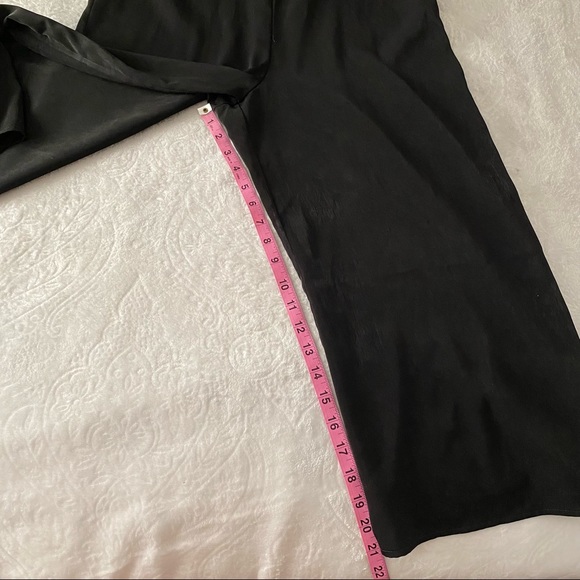 UO Silence and Noise Black Wide Cropped Leg Jumpsuit - Picture 8 of 12